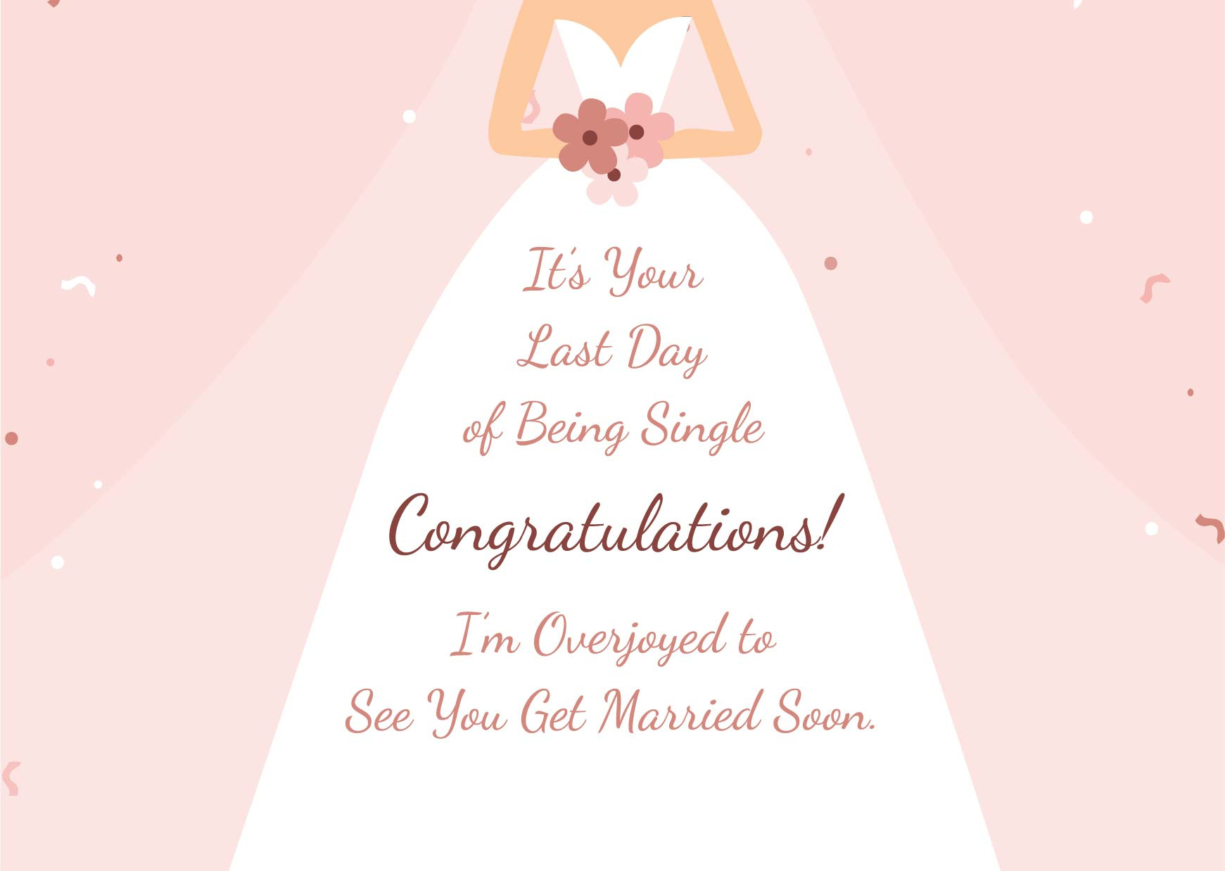 Bridal Shower Congratulations Card Template In Psd, Illustrator pertaining to FREE Printable Bridal Shower Congratulations Cards