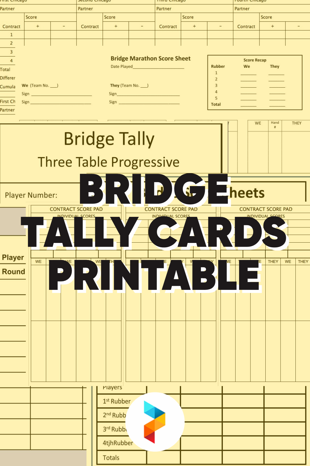 Bridge Tally Cards - 10 Free Pdf Printables | Printablee for Free Printable Bridge Tallies For Two Tables