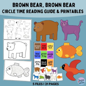 Brown Bear, Brown Bear, What Do You See Printable Book throughout Free Printable Brown Bear Book