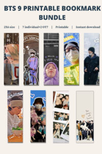 Bts Printable Bookmark Bundle in FREE Printable Bts Bookmark Printable