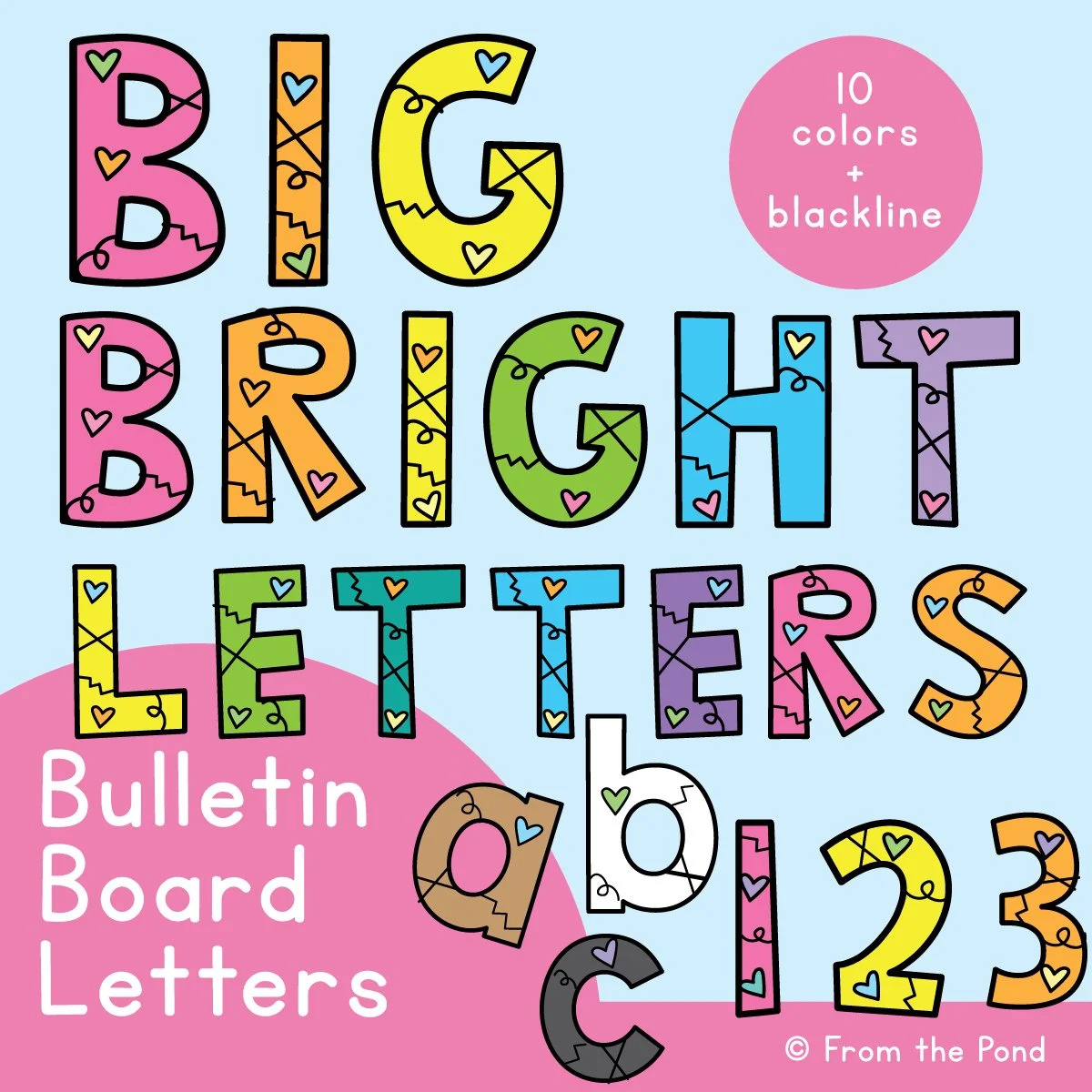 Bulletin Board Letters For The Classroom - Just Print And Display for FREE Printable Bulletin Board Alphabet Letters