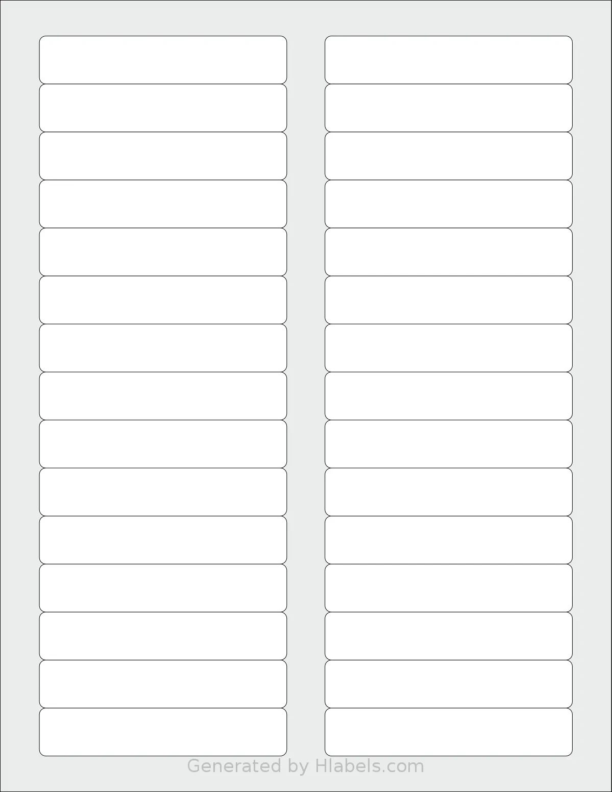 Businesssource® Bsn26102 Label Template | Print Online Instantly for FREE Printable Blank Labels Template