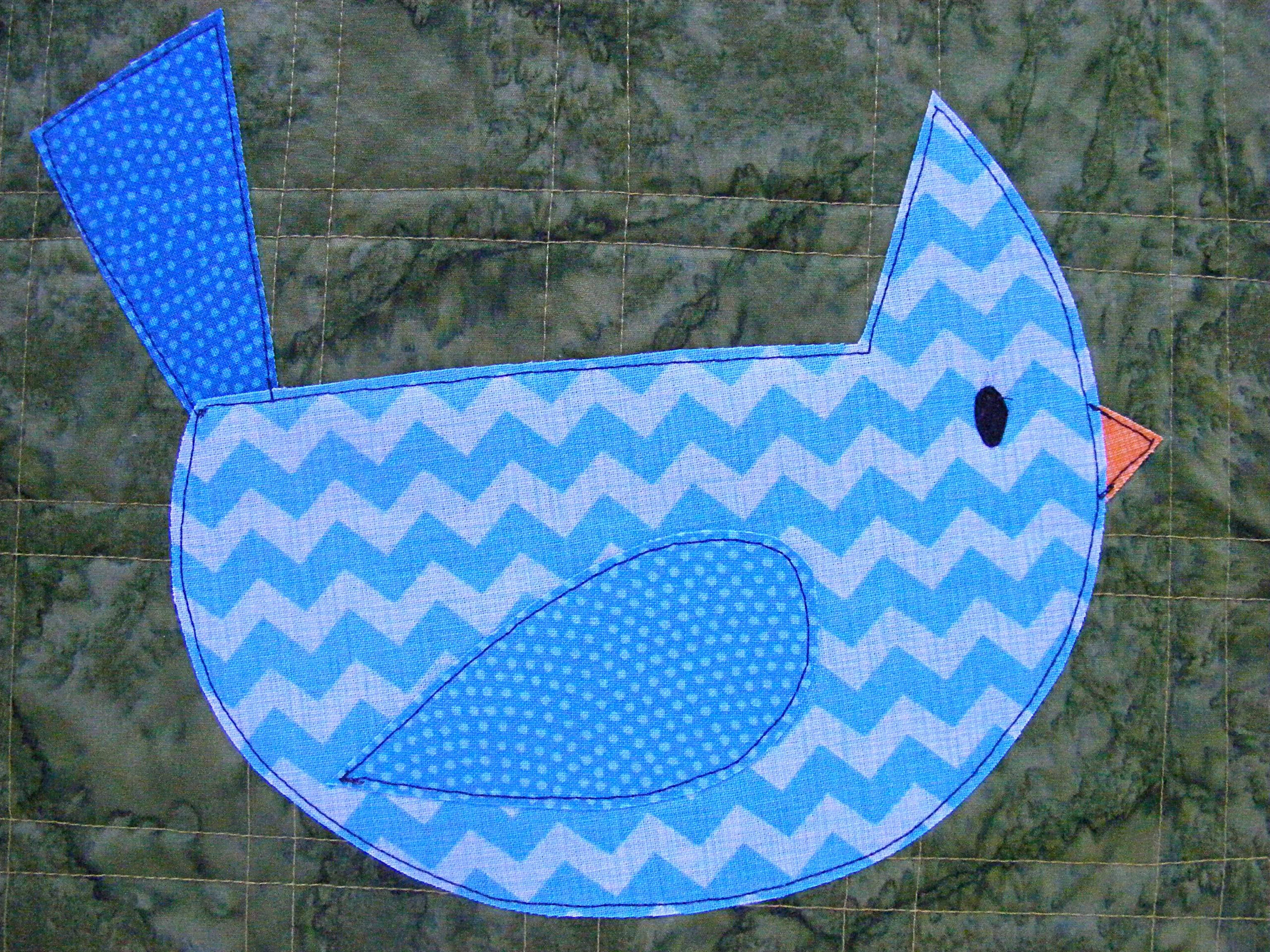 Buzz – A Free Bird Applique Pattern - Shiny Happy World pertaining to FREE Printable Bird Applique Patterns