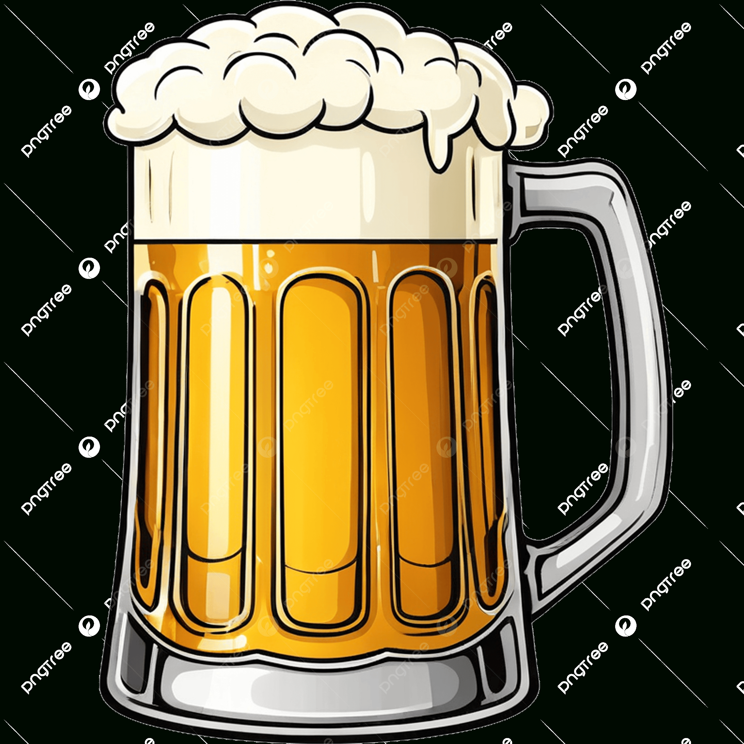 Cartoon Beer Mug Clipart Illustration White, Cartoon Clipart, Beer throughout FREE Printable Beer Mug Images