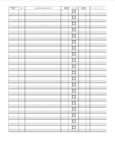 Check Register Template ≡ Fill Out Printable Pdf Forms Online for FREE Printable Blank Checkbook Register