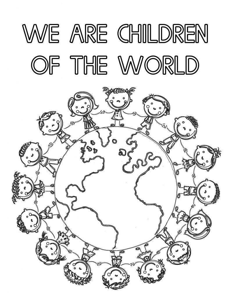 Children Of The World Free Printable Activity Pack in Free Printable Around The World Worksheets