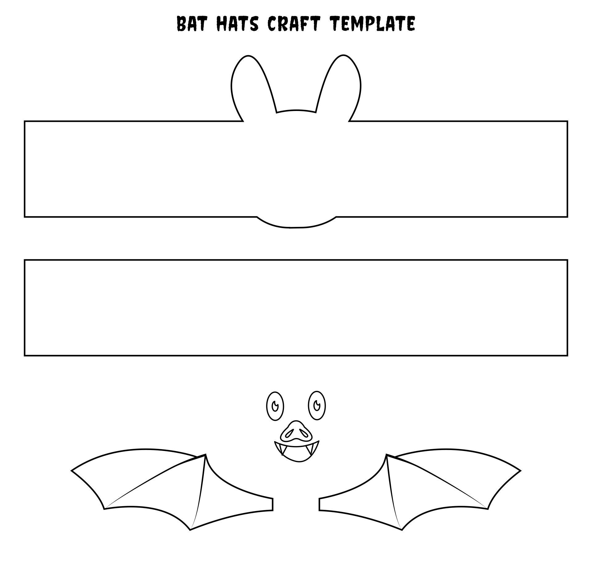 Coisas De Halloween: Descubra 29 Ideias De Halloween Atividades with regard to Free Printable Bat Hat Template