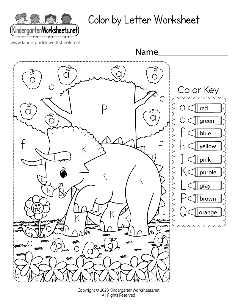 Colorletter Worksheet - Free Printable, Digital, &amp;amp; Pdf for Free Printable Art Worksheets For Kindergarten