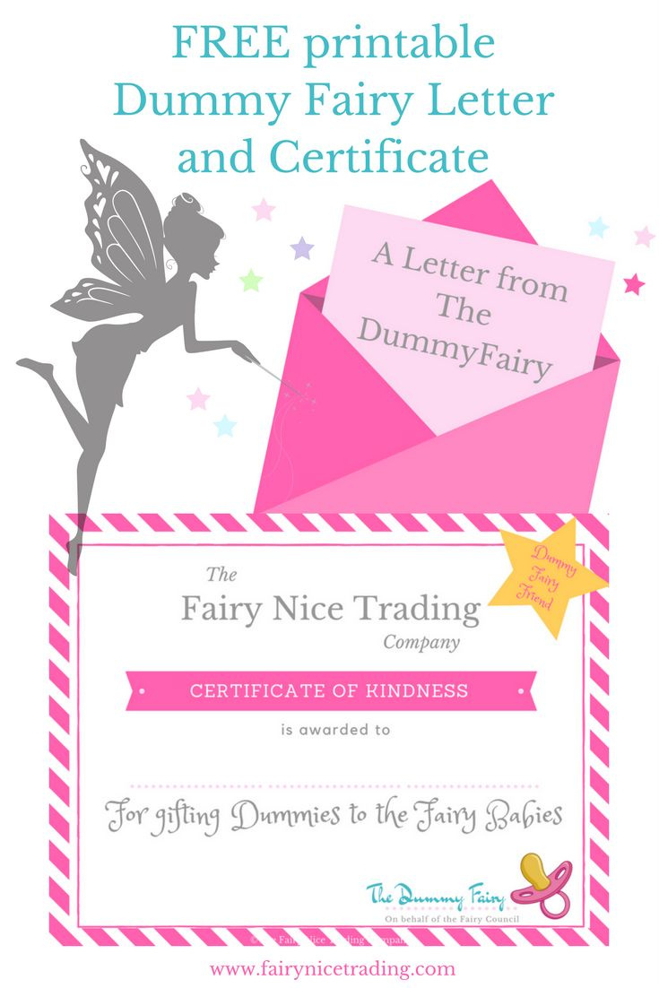 Coming Soon | The Fairy Nice Trading Company in Free Printable Binky Fairy Letter