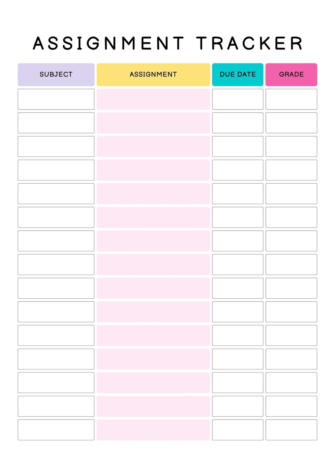 Customize 539+ Student Planner Templates Online - Canva intended for FREE Printable Assignment Calendar For Students