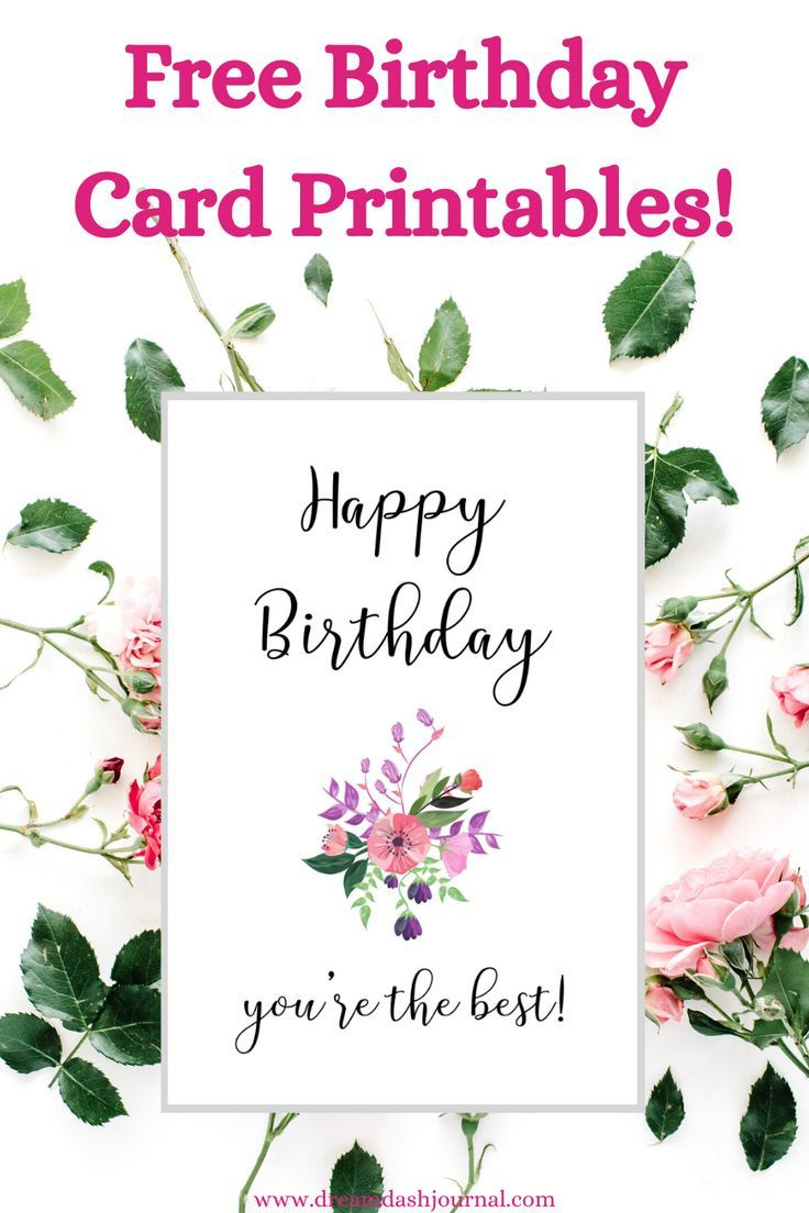 Cute Printable Birthday Cards For Her {Pretty &amp;amp; Free Pdf Download!} throughout Free Printable Birthday Cards For Girlfriend