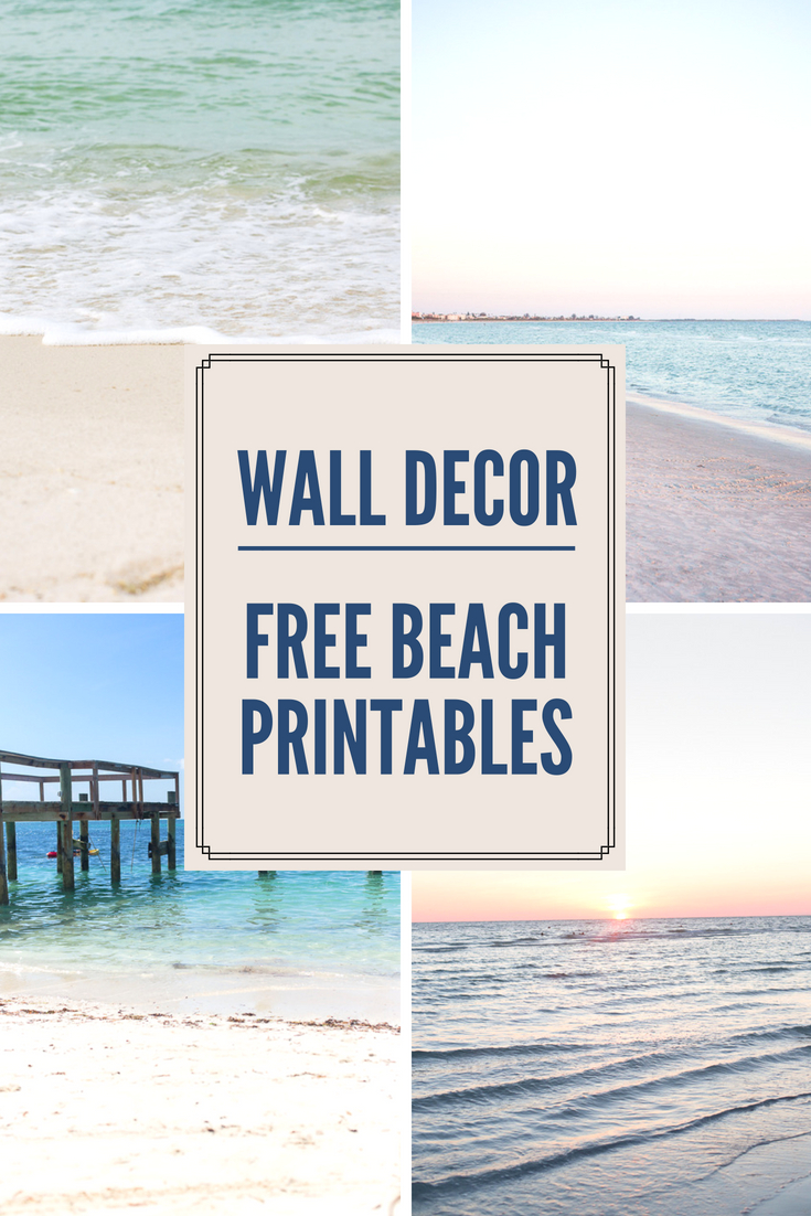Decorating With Beach Photos - Free Printable Beach Wall Art intended for FREE Printable Beach Wall Art