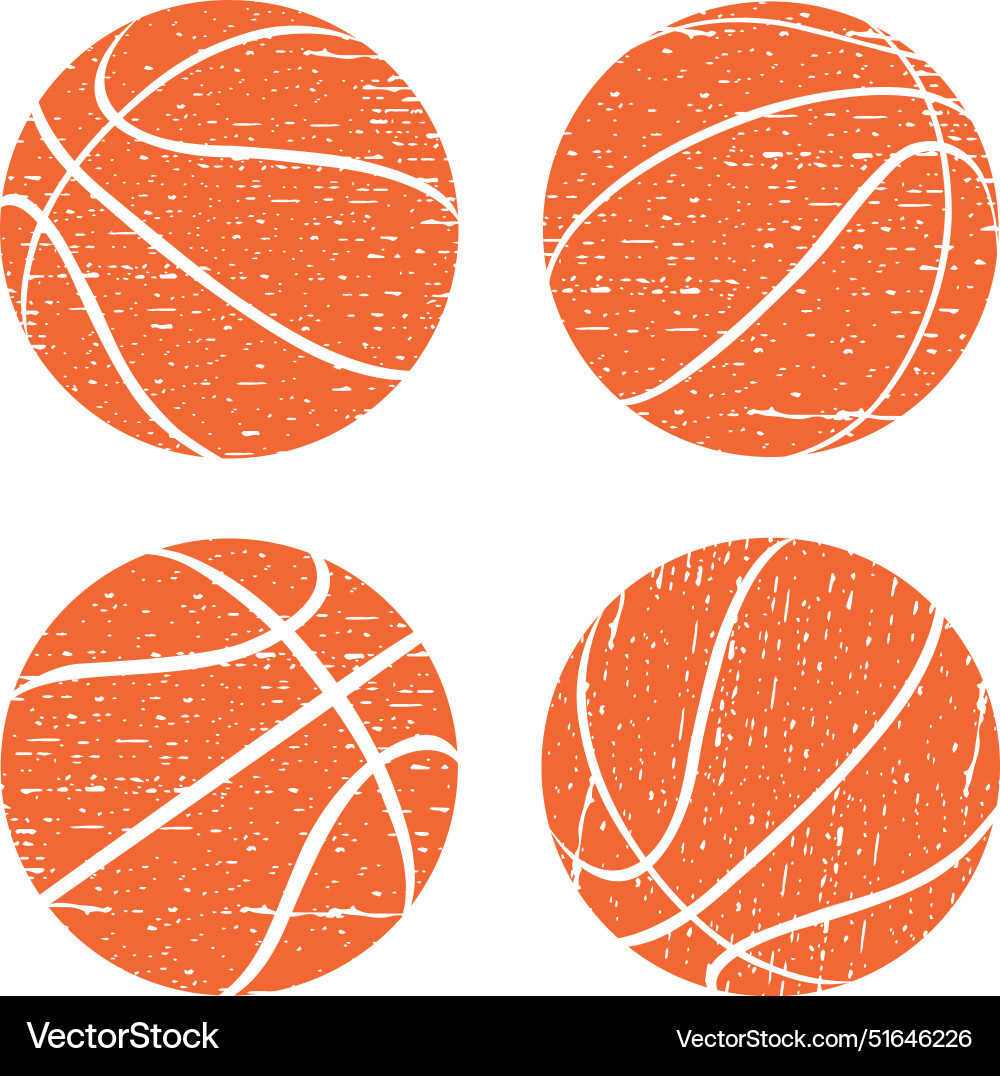 Distressed Basketball Clipart Basket Royalty Free Vector intended for FREE Printable Basketball Clip Art