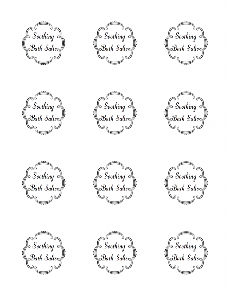 Diy Mother&amp;#039;S Day Gift Idea (With Free Printable Labels!) - Making pertaining to Free Printable Bath Salt Labels