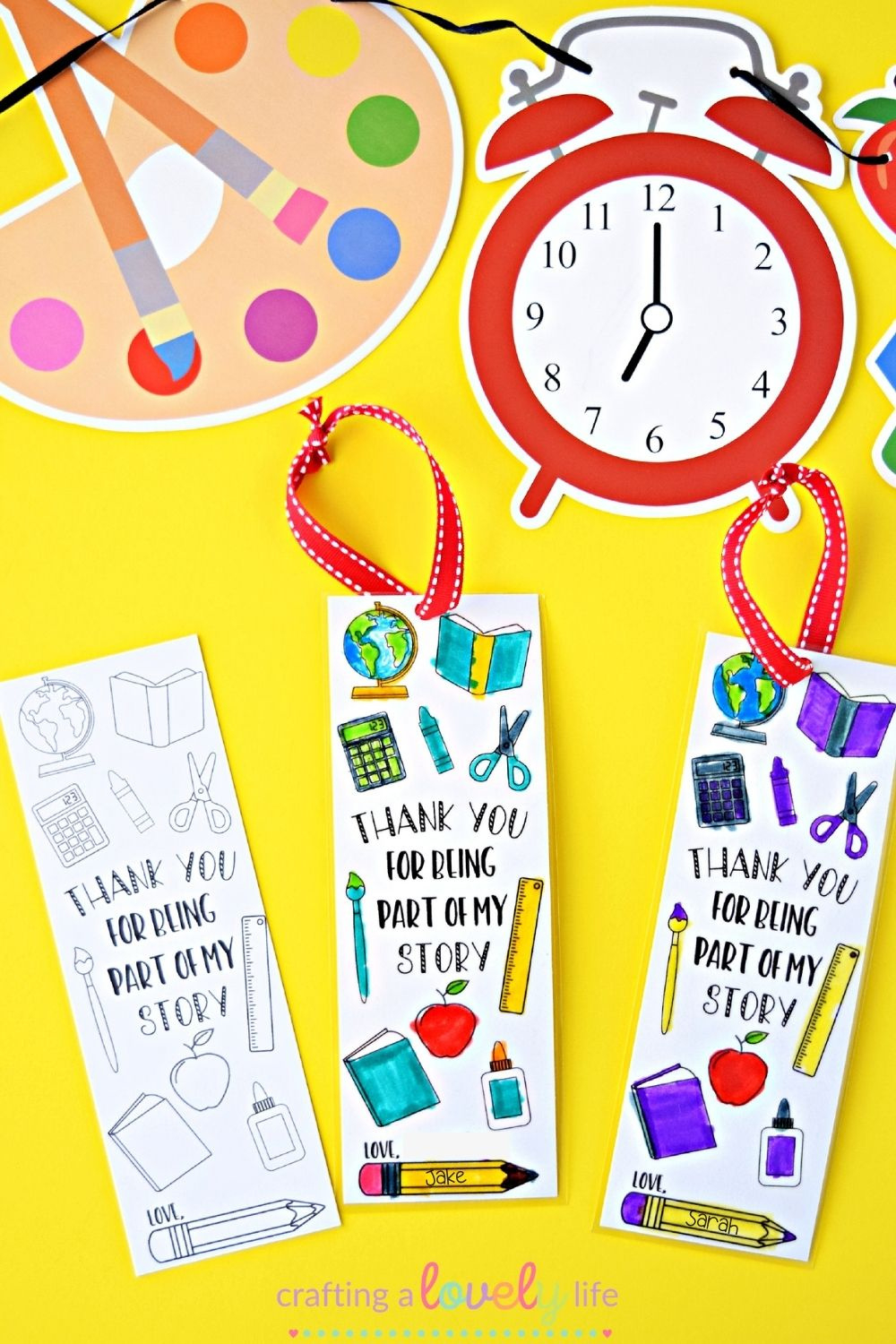 Diy Teacher Appreciation Bookmark Free Printable with FREE Printable Bookmarks For Teachers