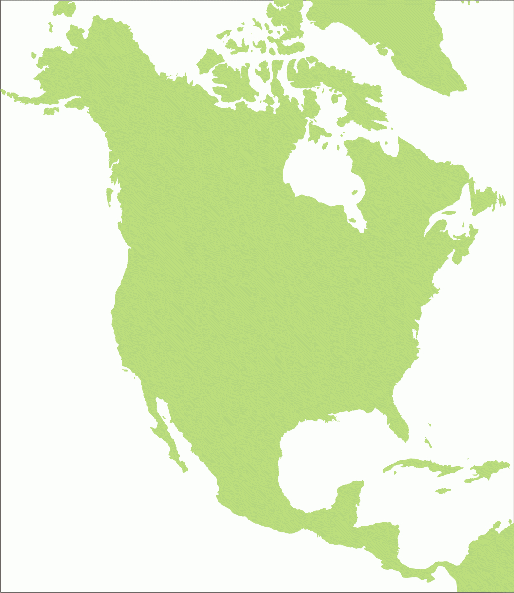 Download Free North America Maps inside FREE Printable Blank Map of North America