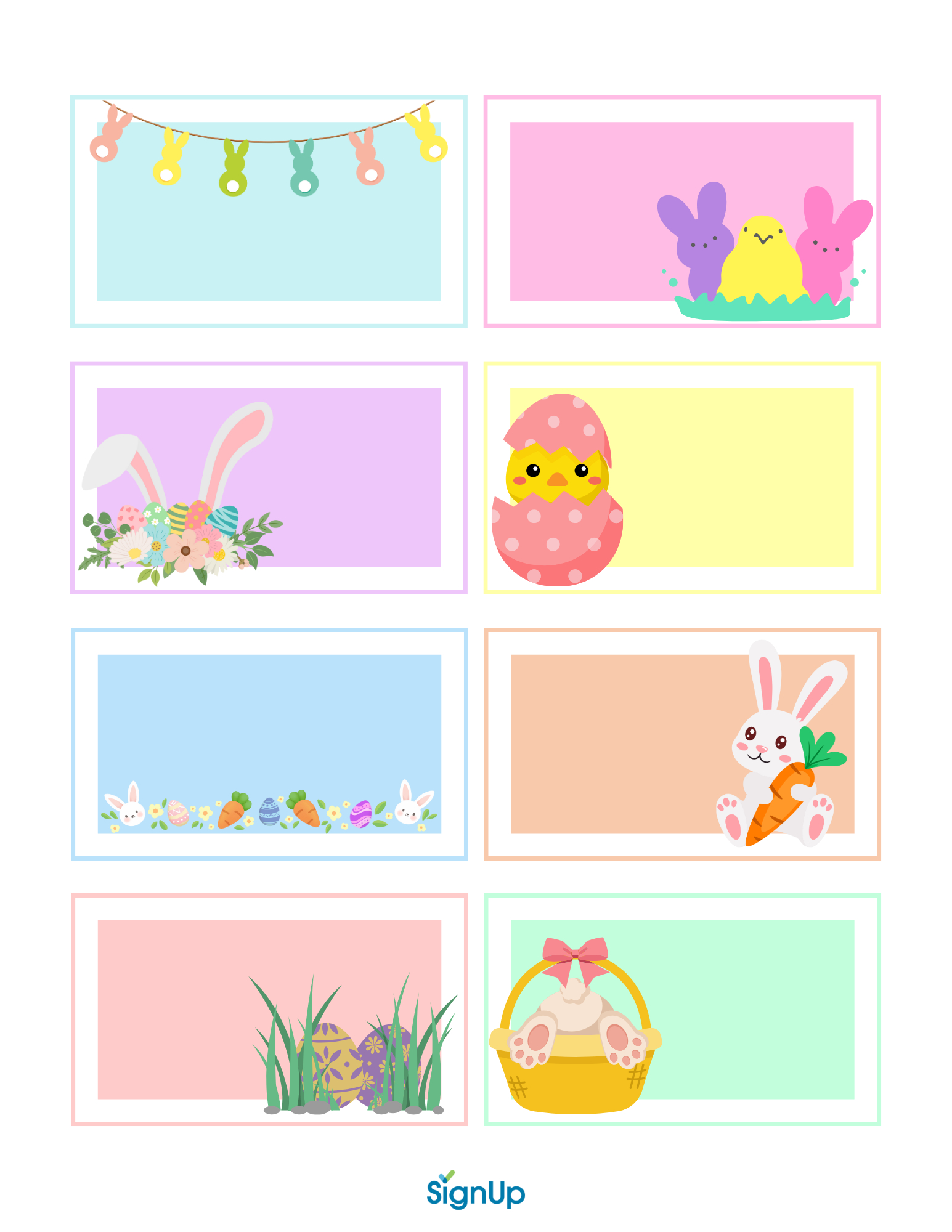 Easter Scavenger Hunt At Home | Signup pertaining to Free Printable Blank Easter Egg Hunt Template