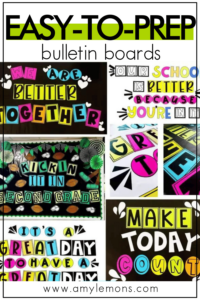 Easy To Prep Bulletin Board Ideas Plus A Freebie! - Amy Lemons for FREE Printable Bulletin Board Ideas