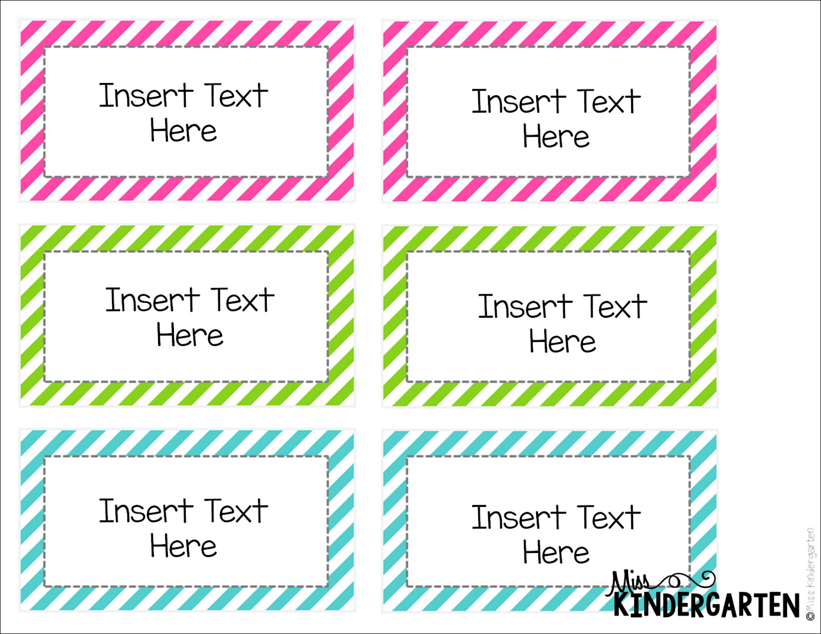 Editable Word Wall Templates! - Miss Kindergarten regarding FREE Printable Blank Word Wall Template Printable