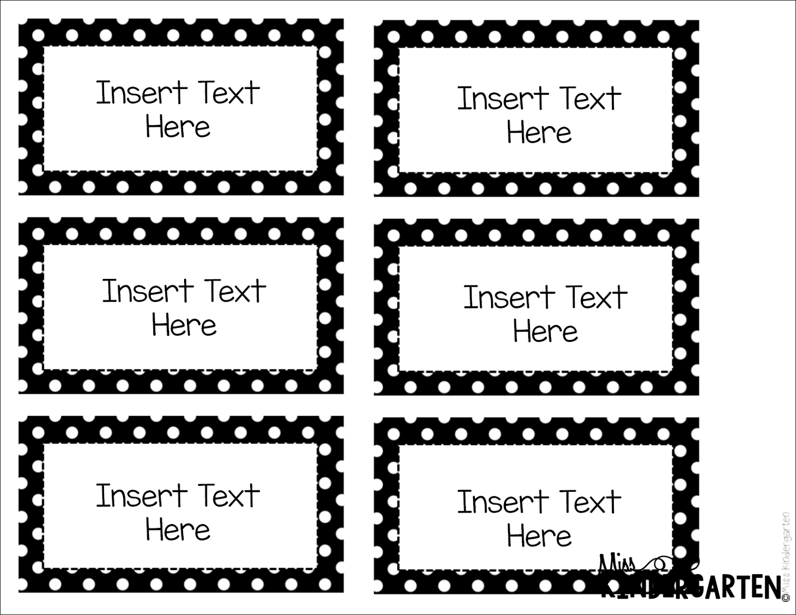 Editable Word Wall Templates! - Miss Kindergarten within FREE Printable Blank Word Wall Template Printable