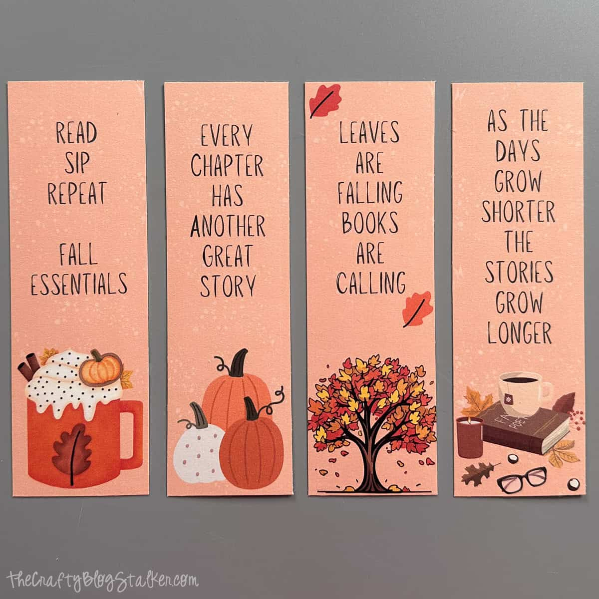 Fall Printable Bookmarks Free - The Crafty Blog Stalker throughout Free Printable Bookmarks To Print