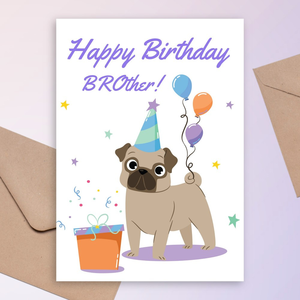 Family Birthday Cards - Customize &amp;amp; Print Or Download for FREE Printable Brother Birthday Cards
