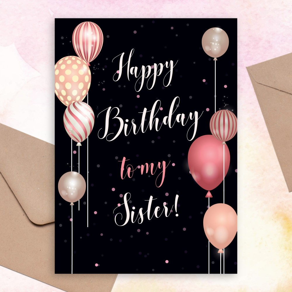 Family Birthday Cards - Customize &amp;amp; Print Or Download in FREE Printable Birthday Cards For Sister