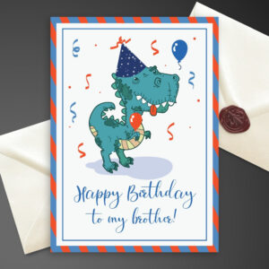 Family Birthday Cards - Customize &amp; Print Or Download regarding Free Printable Brother Birthday Cards