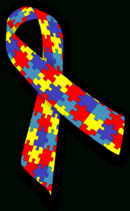 File:autism Awareness Ribbon - Wikimedia Commons within Free Printable Autism Awareness Ribbon