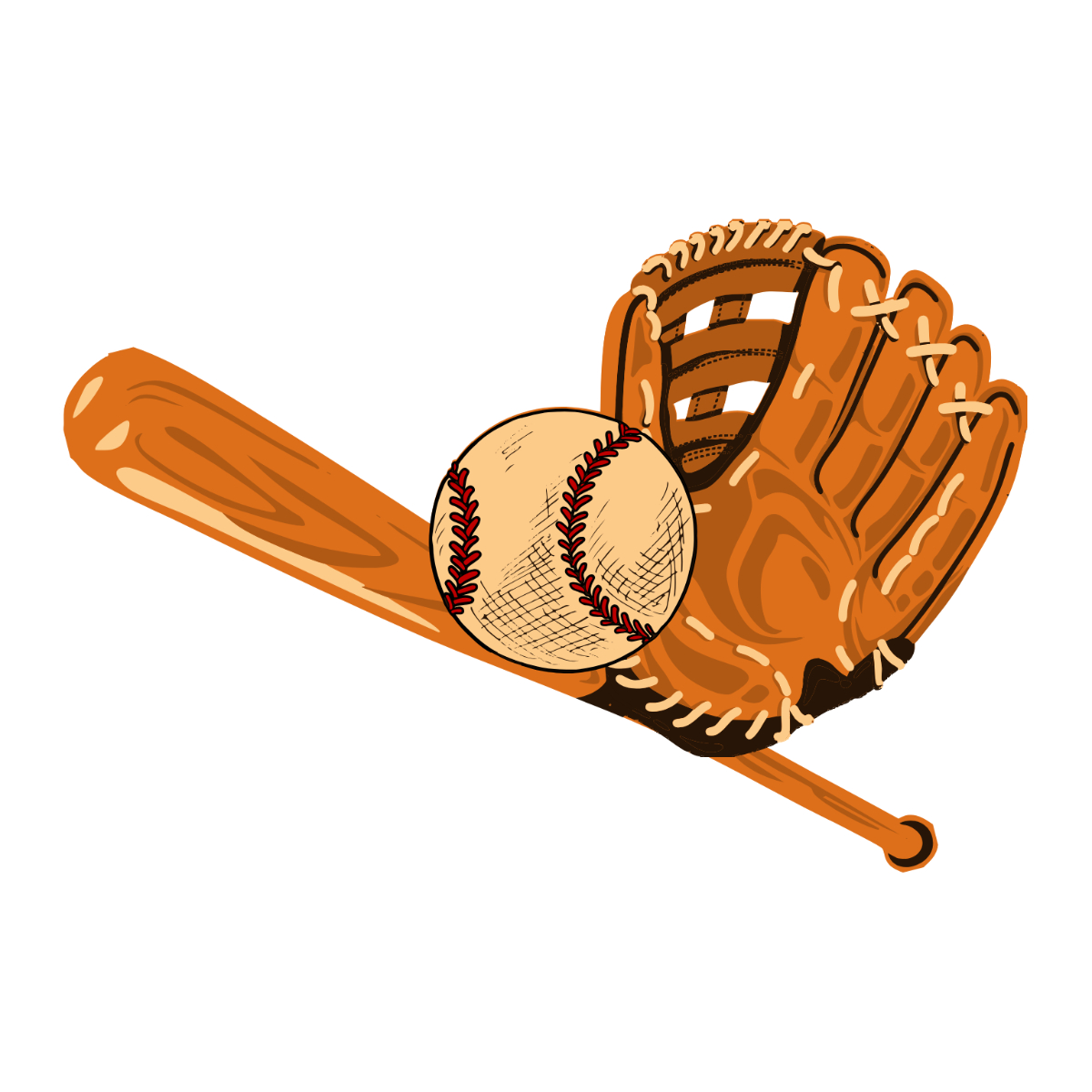 Free 3D Baseball Clipart Template To Edit Online in FREE Printable Baseball Glove Template