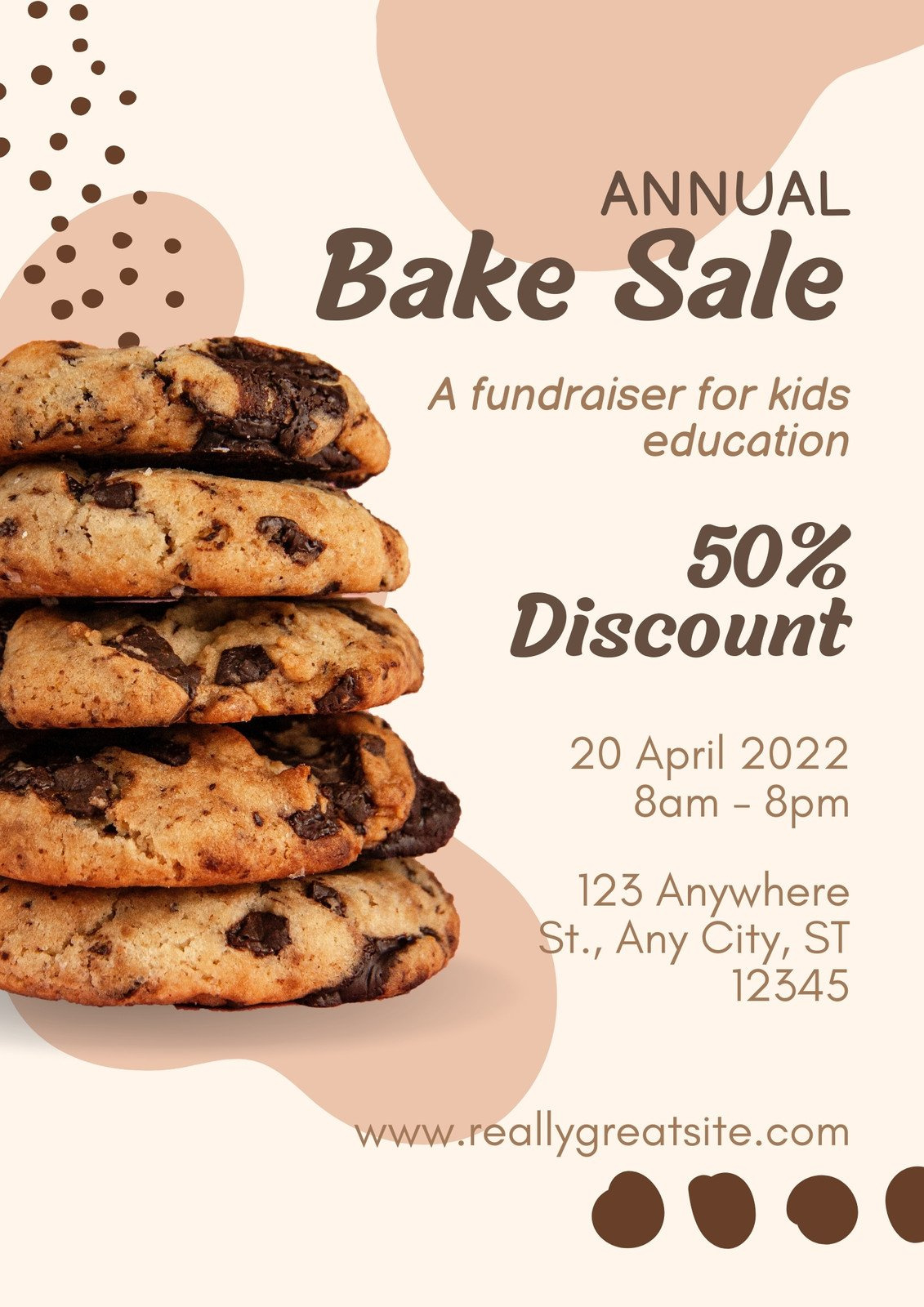 Free And Customizable Bake Sale Templates | Canva pertaining to FREE Printable Bake Sale Signs