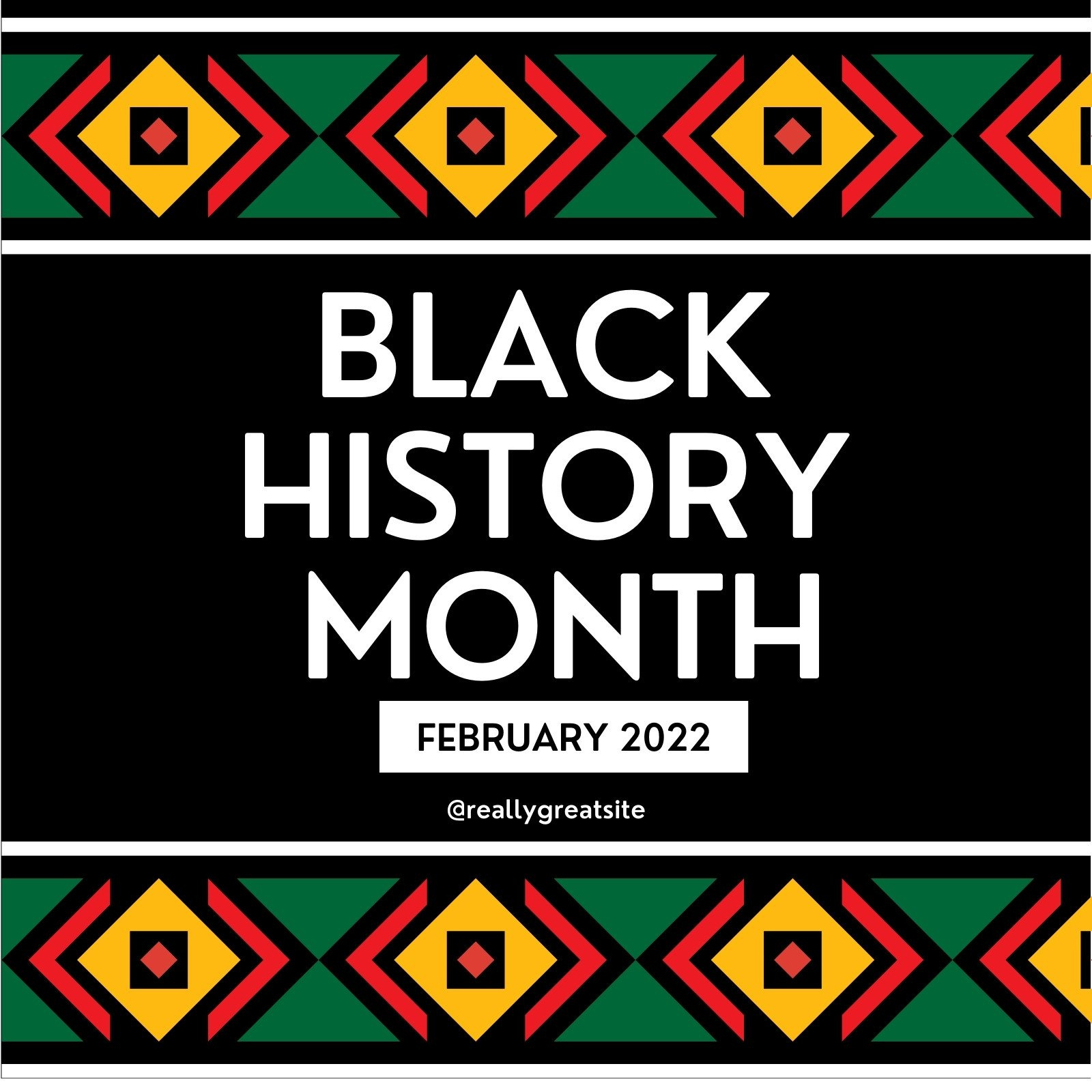 Free And Customizable Black History Month Templates pertaining to Free Printable Black History Borders