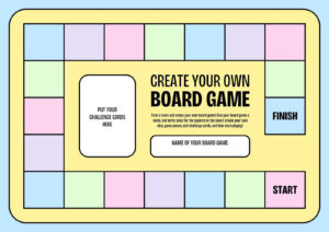 Free And Customizable Board Game Templates | Canva in FREE Printable Board Game Templates
