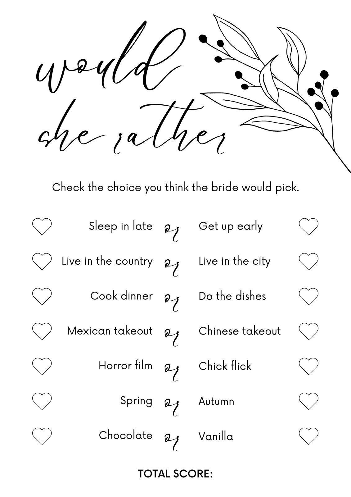 Free And Customizable Bridal Shower Templates with regard to FREE Printable Bridal Shower Games Templates