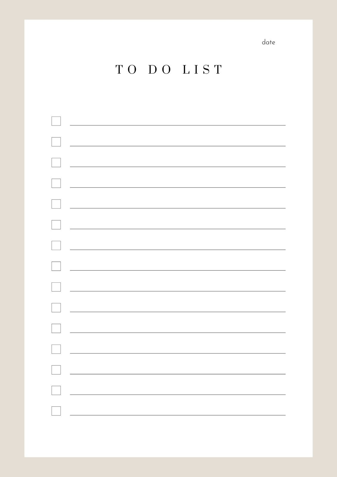 Free And Customizable To Do List Templates regarding Free Printable Blank To Do List