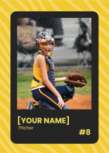 Free Baseball Card Templates To Edit Online intended for Free Printable Baseball Card Template