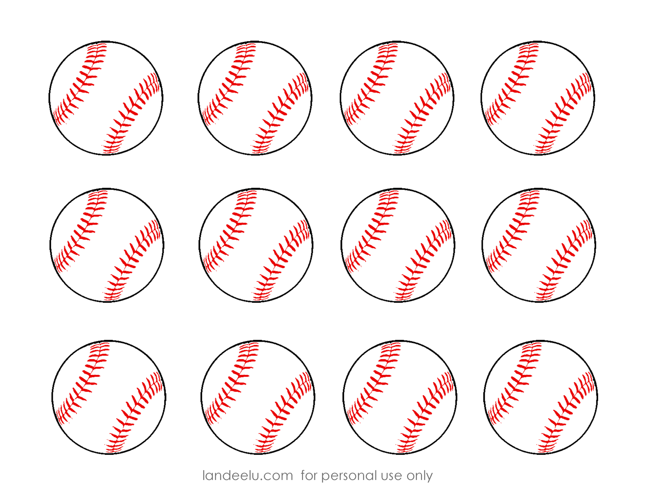 Free Baseball Printable Tags in FREE Printable Baseball Clip Art Images
