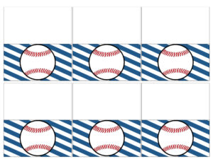 Free Baseball Printable Tags regarding FREE Printable Baseball Name Tags