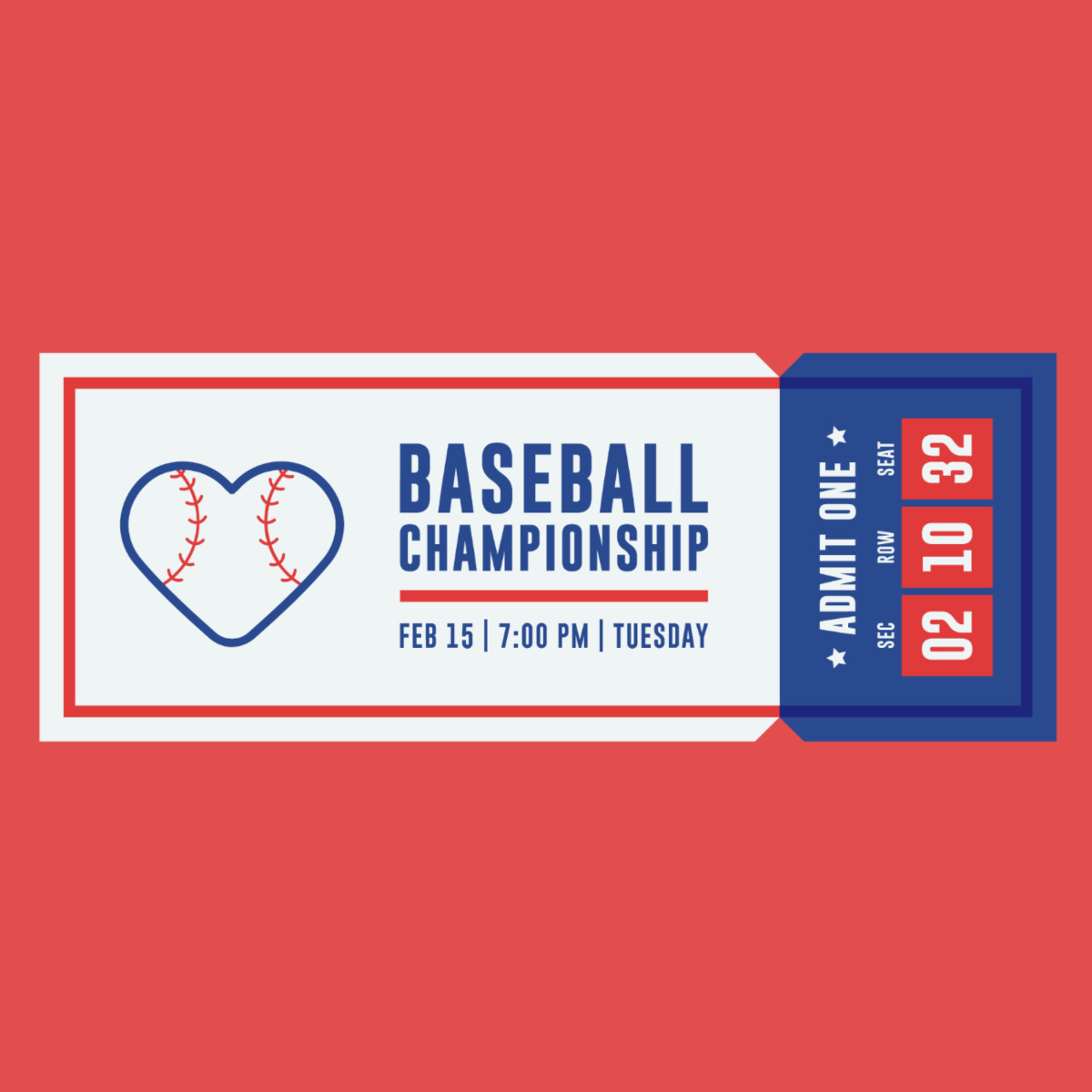 Free Baseball Ticket Templates, Editable And Printable with Free Printable Baseball Ticket Template