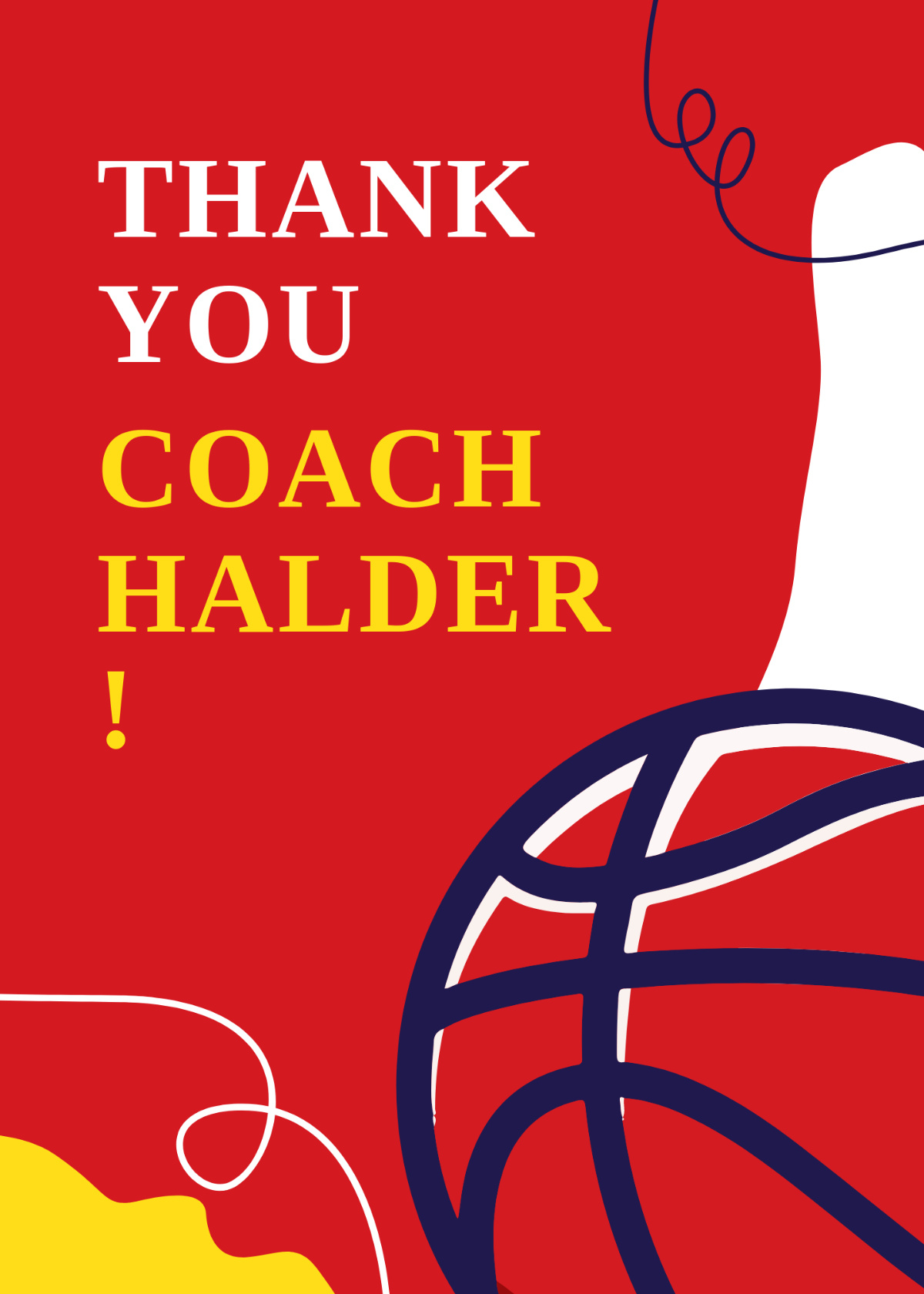Free Basketball Thank You Card Template To Edit Online in FREE Printable Basketball Thank You Cards