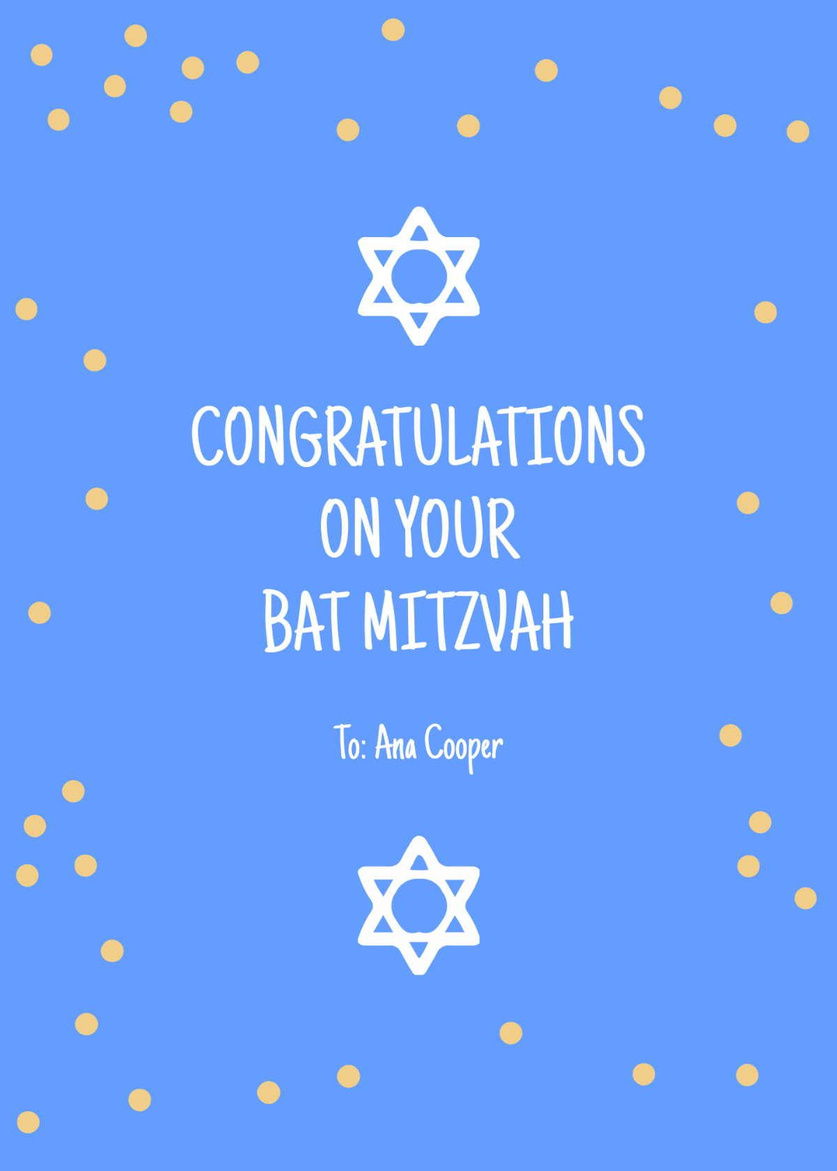 Free Bat Mitzvah Card Template To Edit Online with regard to FREE Printable Bat Mitzvah Cards
