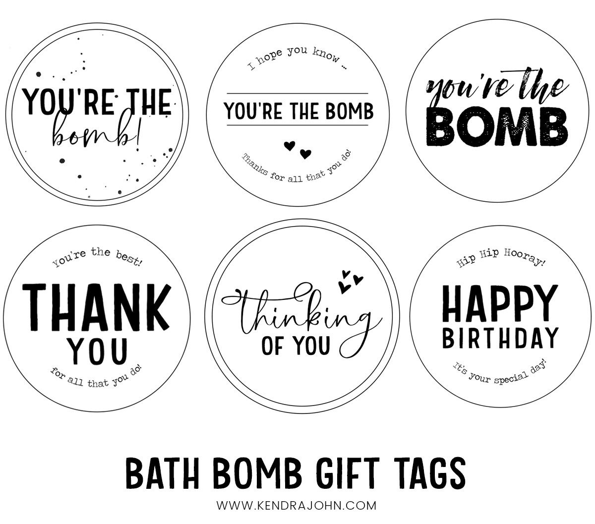 Free Bath Bomb Gift Tags For All Occasions inside FREE Printable Bath Bomb Tags
