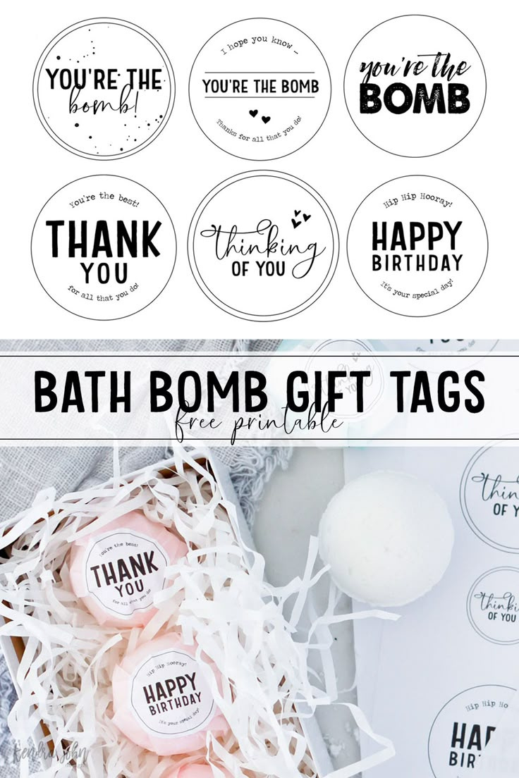 Free Bath Bomb Gift Tags For All Occasions pertaining to Free Printable Bath Bomb Gift Tags