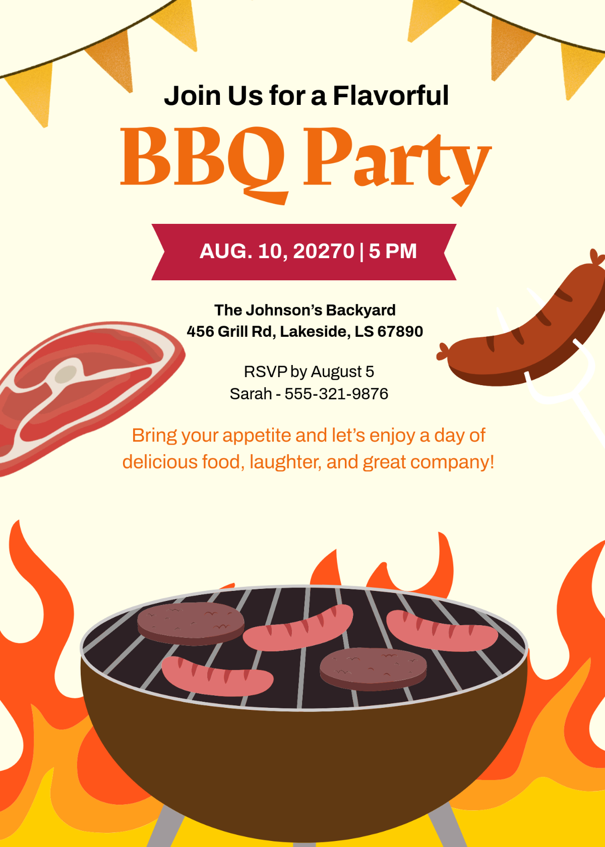 Free Bbq Invitation Templates, Editable And Printable inside FREE Printable Bbq Invitation Template