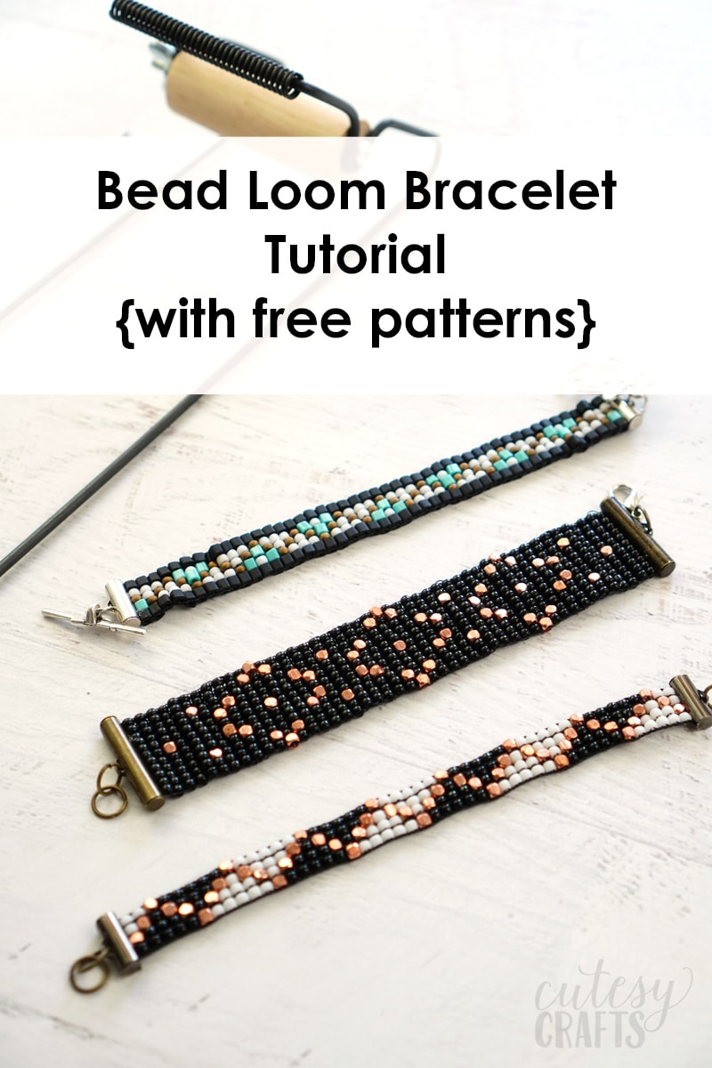 Free Bead Loom Patterns &amp;amp; Bracelet Ideas - Cutesy Crafts throughout Free Printable Beaded Bracelet Patterns