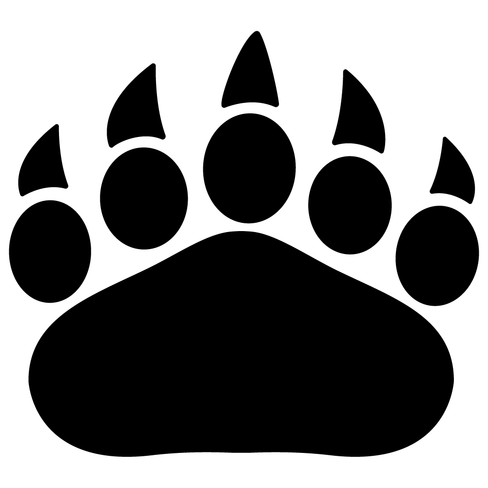 Free Bear Paw Print Clipart (Royalty-Free) | Pearly Arts with FREE Printable Bear Paw Prints