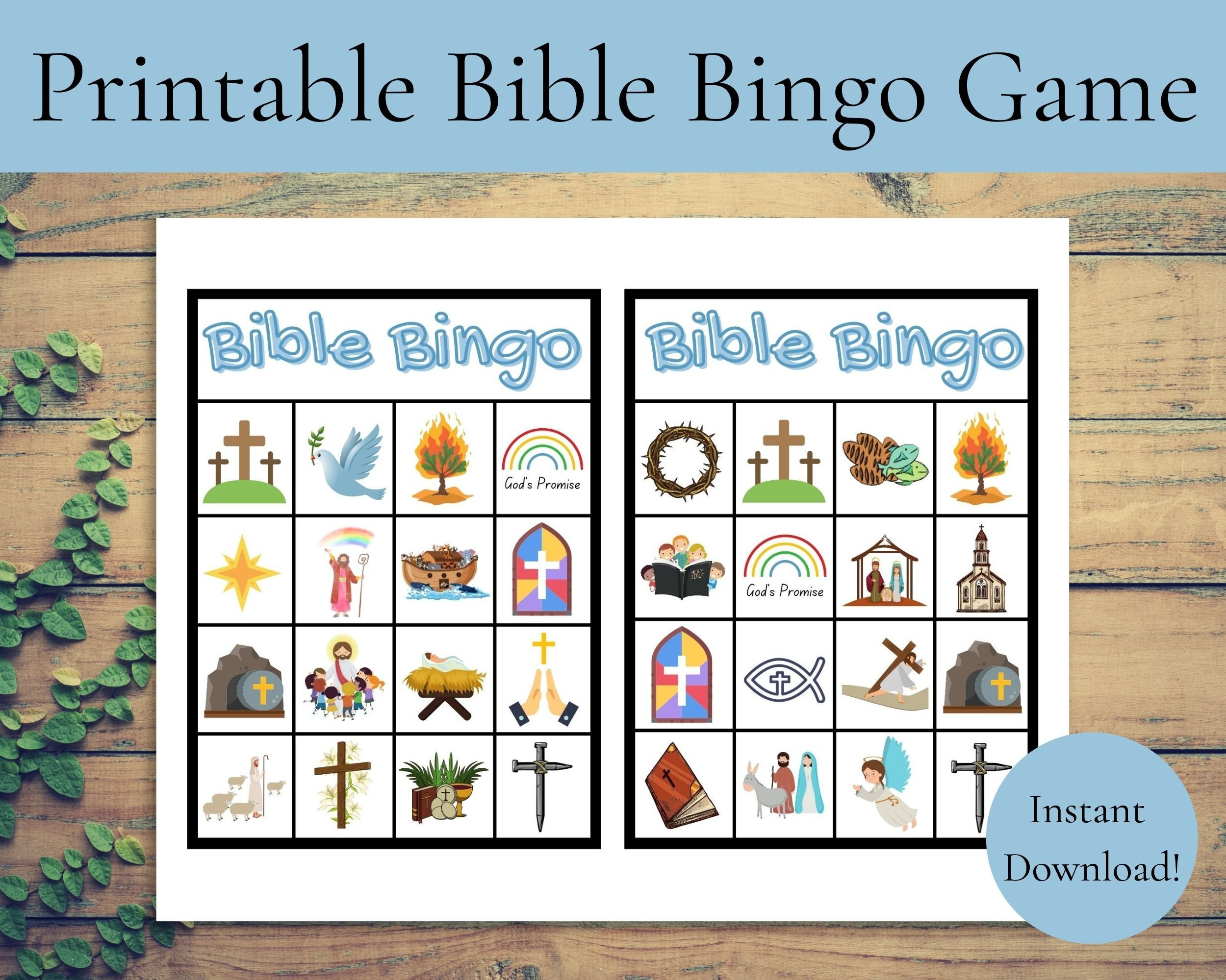 Free Bible Bingo Game Printables | Www.lx.iriss.uk with Free Printable Bible Bingo Games For Youth