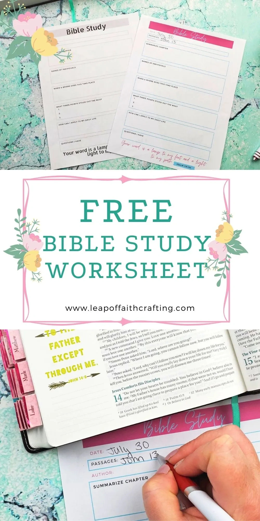 Free Bible Study Printables For Any Part Of The Bible! - Leap Of inside FREE Printable Bible Study Lessons Kjv