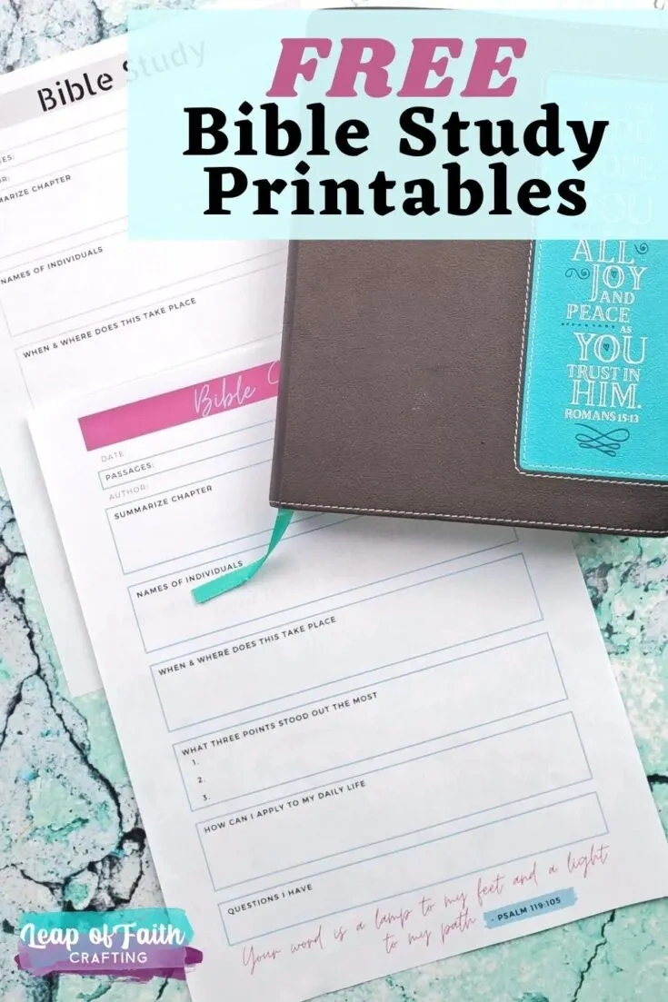 Free Bible Study Printables For Any Part Of The Bible! - Leap Of pertaining to FREE Printable Bible Study Lessons For Young Adults
