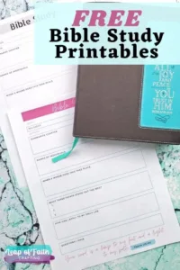 Free Bible Study Printables For Any Part Of The Bible! - Leap Of throughout Free Printable Bible Study Lessons Kjv